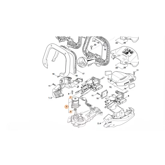 STIHL  Silnik elektryczny z modułem elektronicz 4869 600 4800